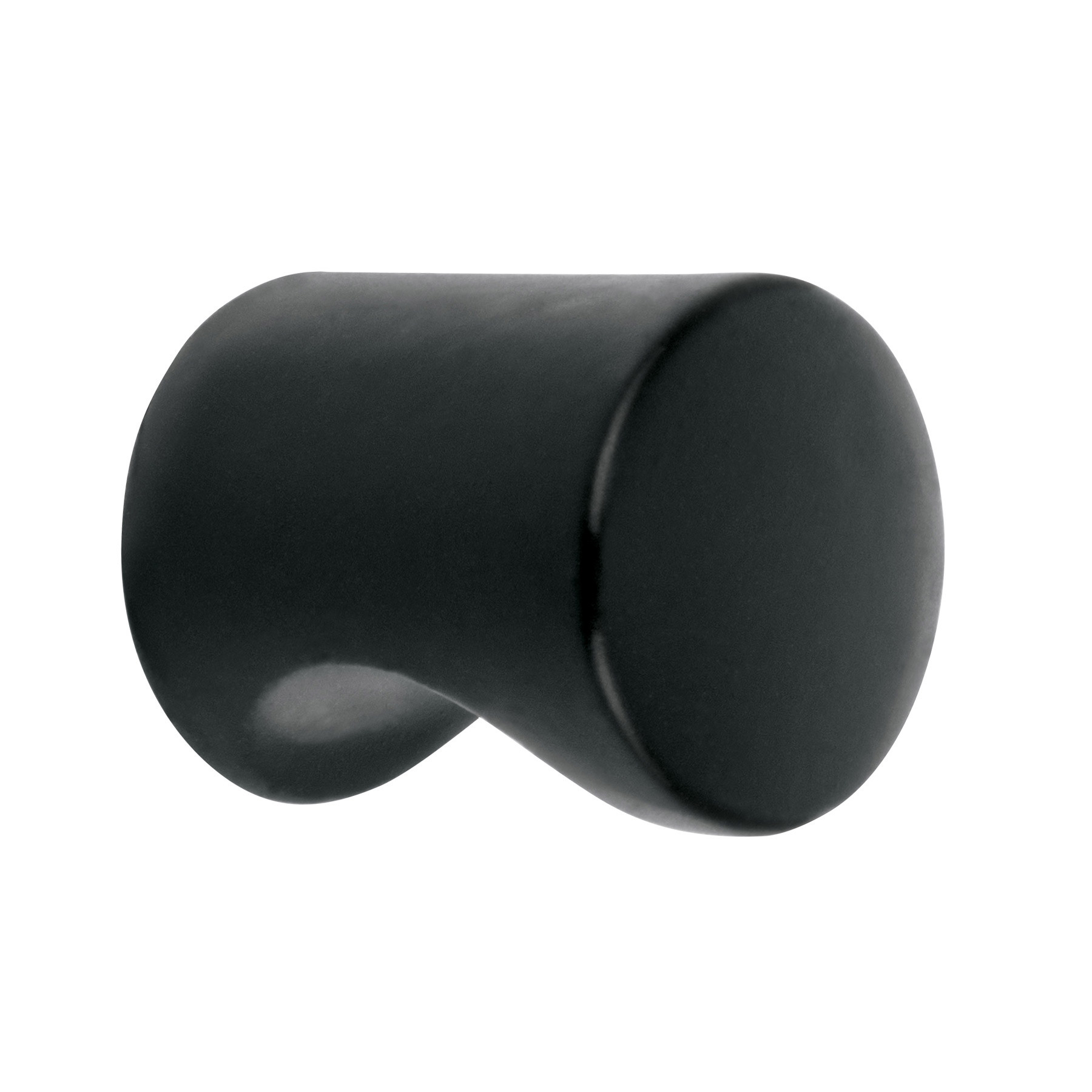 Perilla estilo "Cilindro" acabado negro, HERMEX