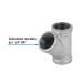 Yee sencilla 1-1/4" acero galvanizado, FOSET