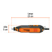 Herramienta rotativa 135W con 211 accesorios, TRUPER PRO
