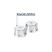Jgo manerales hex para AQF-92 de pared, fregadero,cromo AQUA