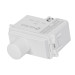 Dimmer giratorio, línea Italiana, color blanco, VOLTECK