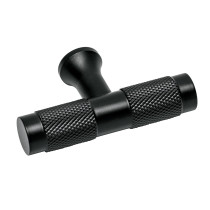 Perilla metálica estilo "Segovia", negro, HERMEX