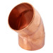 Codo 45° de cobre 2", FOSET