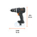 Rotomartillo 1/2", 20V, sin accesorios, MAX