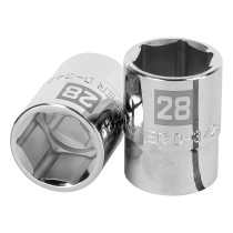 Dado de 28 mm, 6 puntas, cuadro 3/4", TRUPER