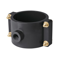 Abrazadera para toma domiciliaria PP 4" x 1/2", FOSET
