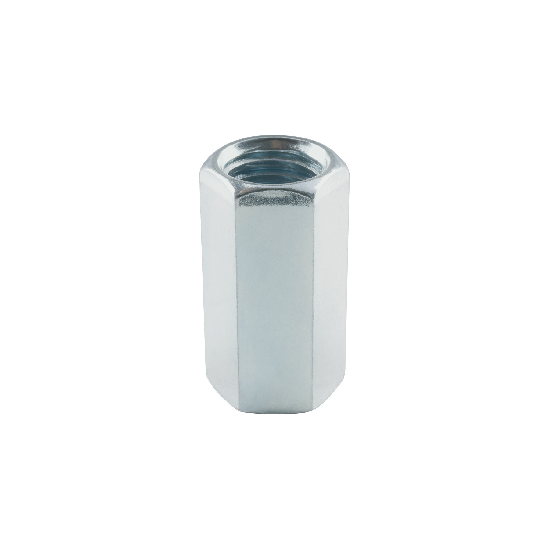 Bolsa con 5 tuercas cople, 1/2" acero galvanizado , FIERO