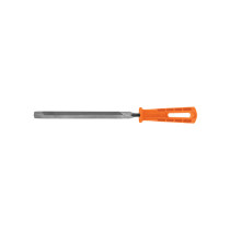 Lima triangular 8" para machete, 36 dpp, con mango, TRUPER