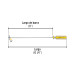 Desarmador cabinet 1/8 x 8" mango de PVC, PRETUL