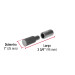 Bisagra tubular soldable de 1", HERMEX