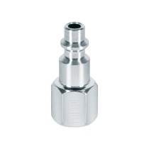 Conector rápido de acero, hembra, cuerda 1/4" NPT, PRETUL