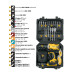 Kit rotomartillo/destornillador 1/2", 20V, 32 acc., PRETUL