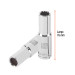 Dado largo de 1/2", 12 puntas, cuadro 1/2", TRUPER