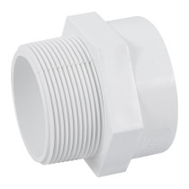 Adaptador macho de PVC de 2", FOSET
