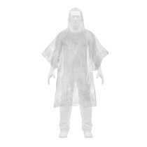 Poncho o capamanga desechable de polietileno, PRETUL