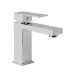 Monomando corto para lavabo, cromo, FOSET KUBO