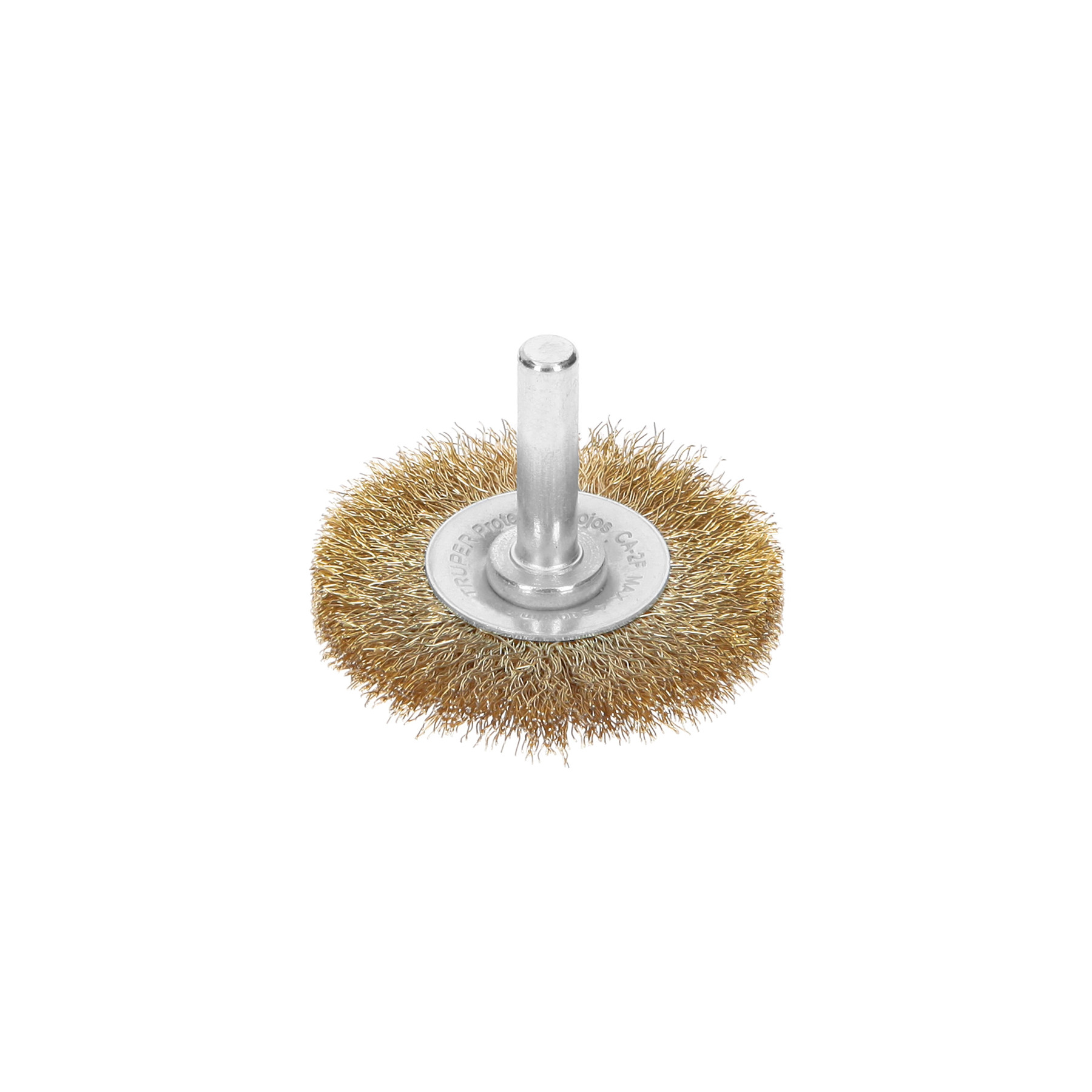 Carda circular 2" alambre fino para taladro, TRUPER