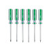 Juego de 6 desarmadores Torx mango de PVC, PRETUL