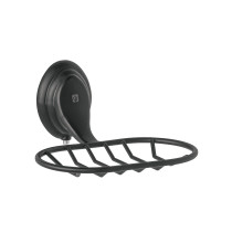 Jabonera metálica negro, Foset Aqua