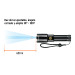 Linterna LED recargable, de aluminio, 1,200 lm, TRUPER