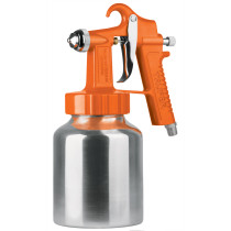 Pistola p/pintar baja presión, 1.5 mm, naranja, entrada inf