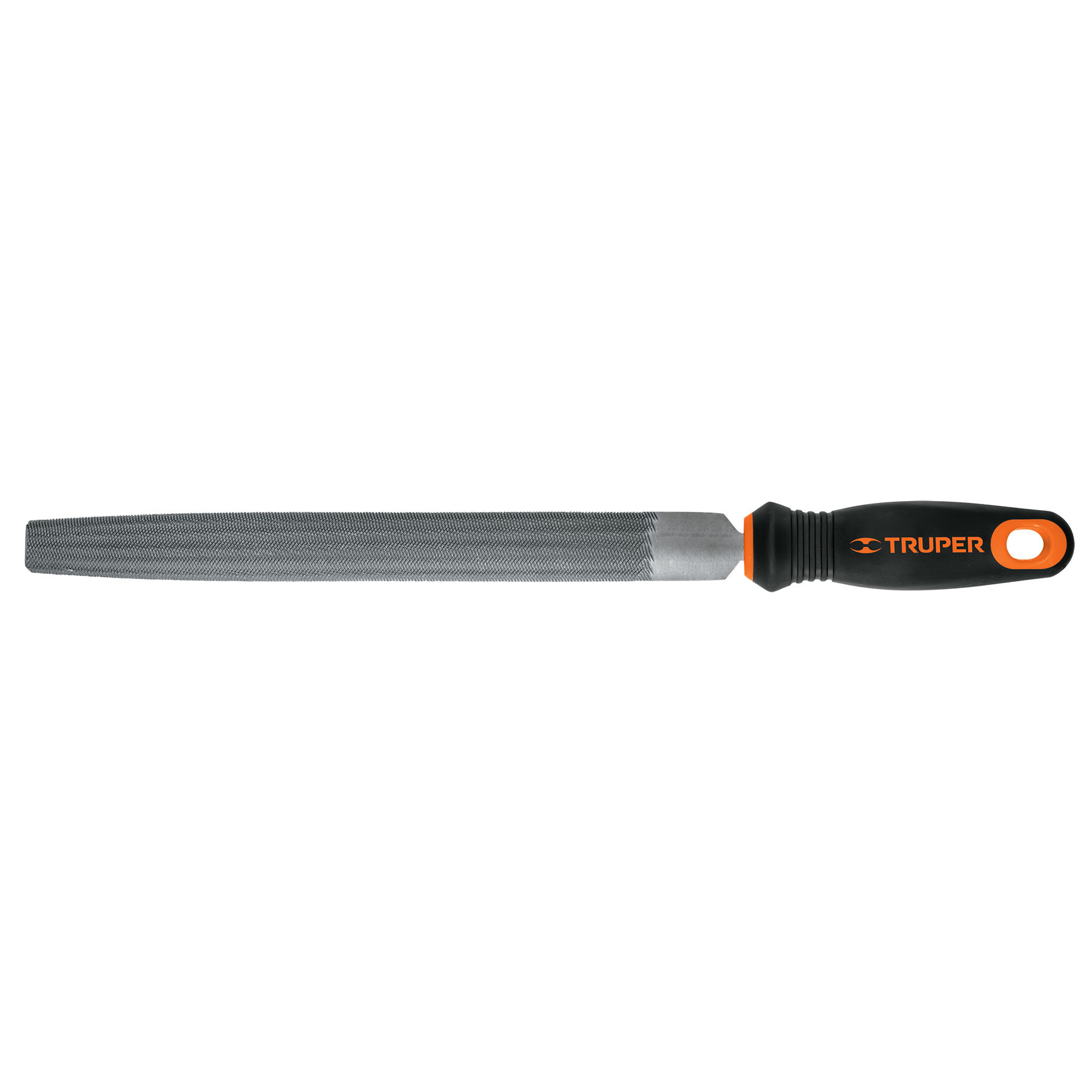 Lima media caña bastarda 10" con mango Comfort Grip, TRUPER