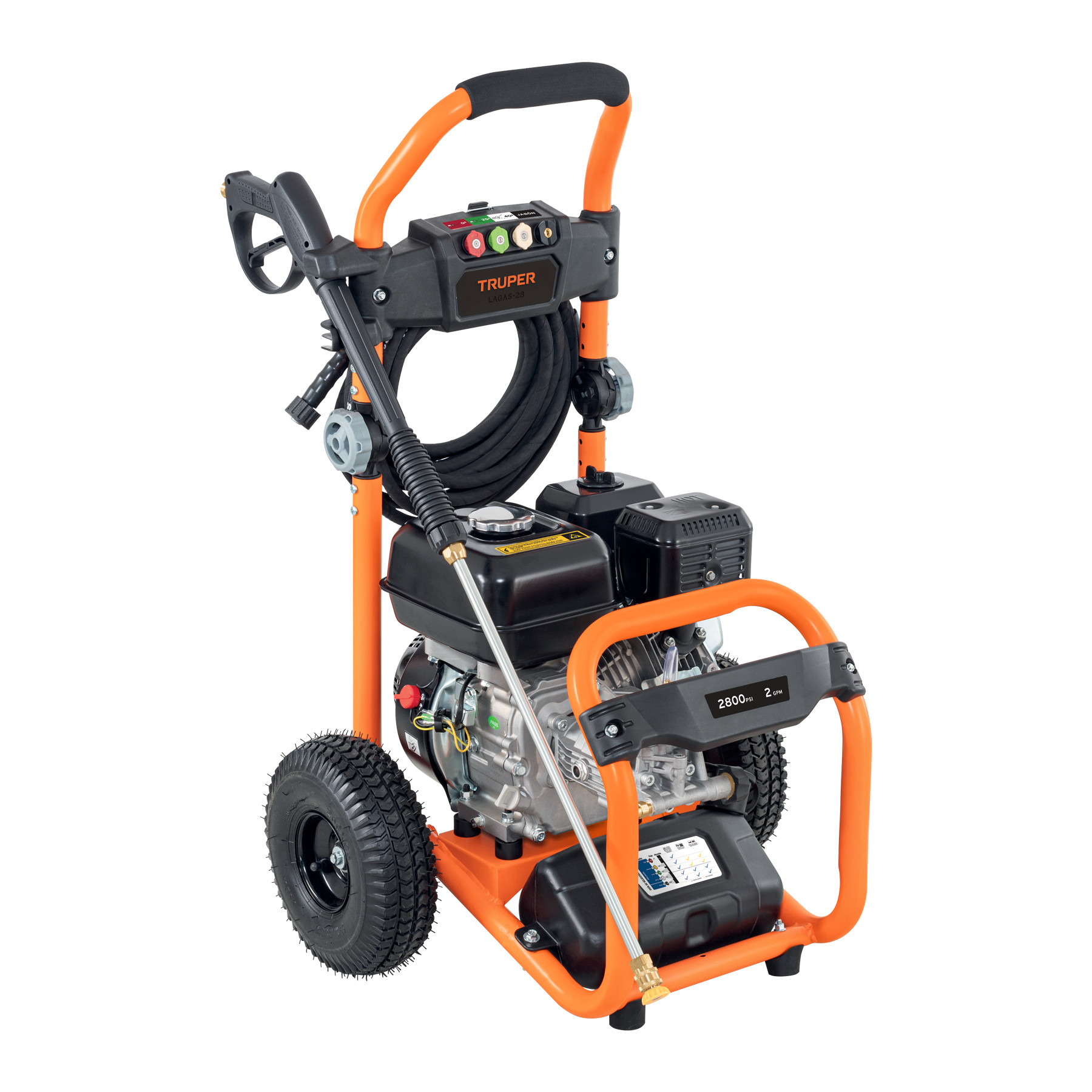 Hidrolavadora con motor a gasolina, 2,800 PSI, TRUPER