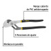 Pinza de extensión 10" mango de PVC, PRETUL