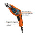 Taladro/destornillador 3/8", 400W, TRUPER PRO