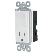 Interruptor-contacto, 2 polos + tierra, Classic, VOLTECK