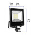 Reflector LED para exteriores 50W 6500K con sensor, VOLTECK