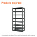 Estante metálico 8 repisas capacidad 80kg, 85x45x180, TRUPER