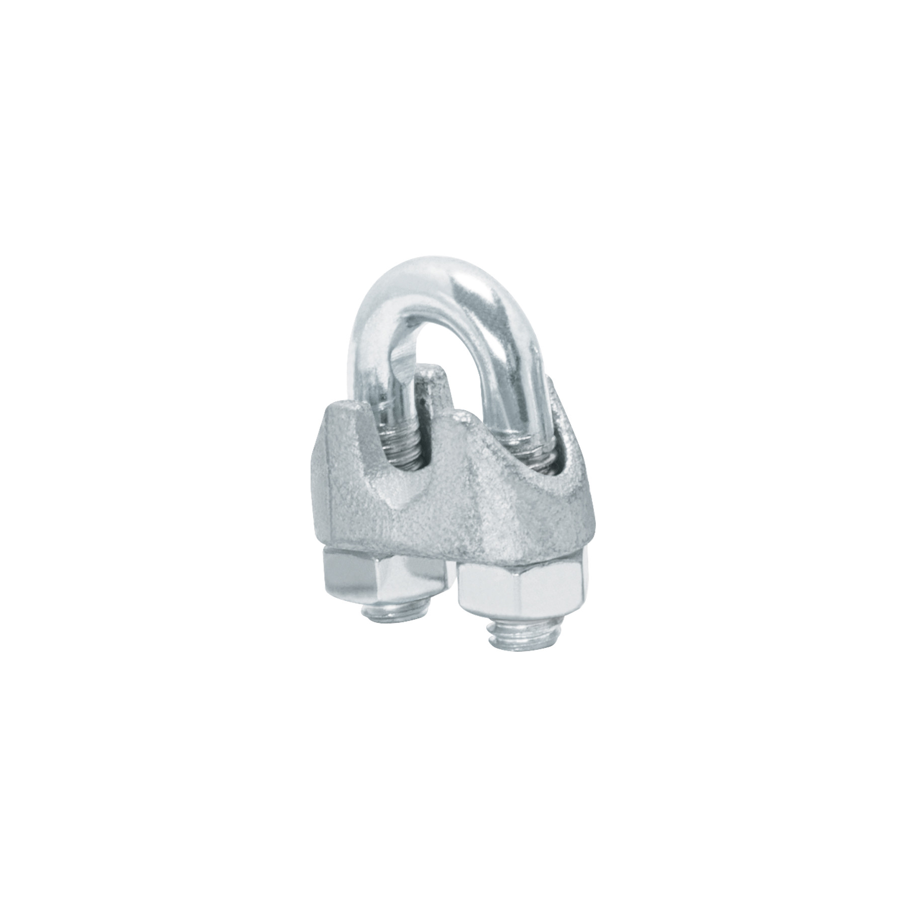 Bolsa c/40 nudos (perros) de hierro p/cable de 1/4", FIERO