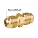Niple unión de latón de 1/2" X 1/2", FOSET