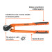 Cortador de 18" de cable y alambre, TRUPER