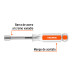 Desarmador de caja 3/8" mango de acetato, TRUPER