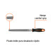 Lima plana bastarda 8" con mango Comfort Grip, TRUPER