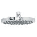 Regadera cromo 8" plato redondo, sin brazo, FOSET ELEMENT