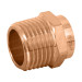 Conector de cobre de rosca exterior 1/2", FOSET BASIC
