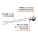 Llave combinada matraca reversible 7/16"x163 mm largo,EXPERT