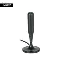 Antena interior para TV HD, base magnética, 26 dB VOLTECK