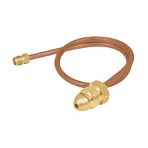 Pigtail con tuerca izquierda, punta pol, 50 cm, FOSET