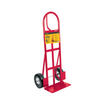 Diablo de carga de 370 kg, ruedas imponchables PU, asa "D"
