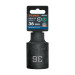 Dado largo impacto de 36 mm, 6 puntas, cuadro 1/2", TRUPER