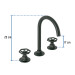 Mezcladora p/lavabo,taladros separados,redondos,negro, TÚBIG