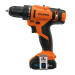 Taladro/destornillador 3/8", 12V, 1 batería 2Ah, PRO