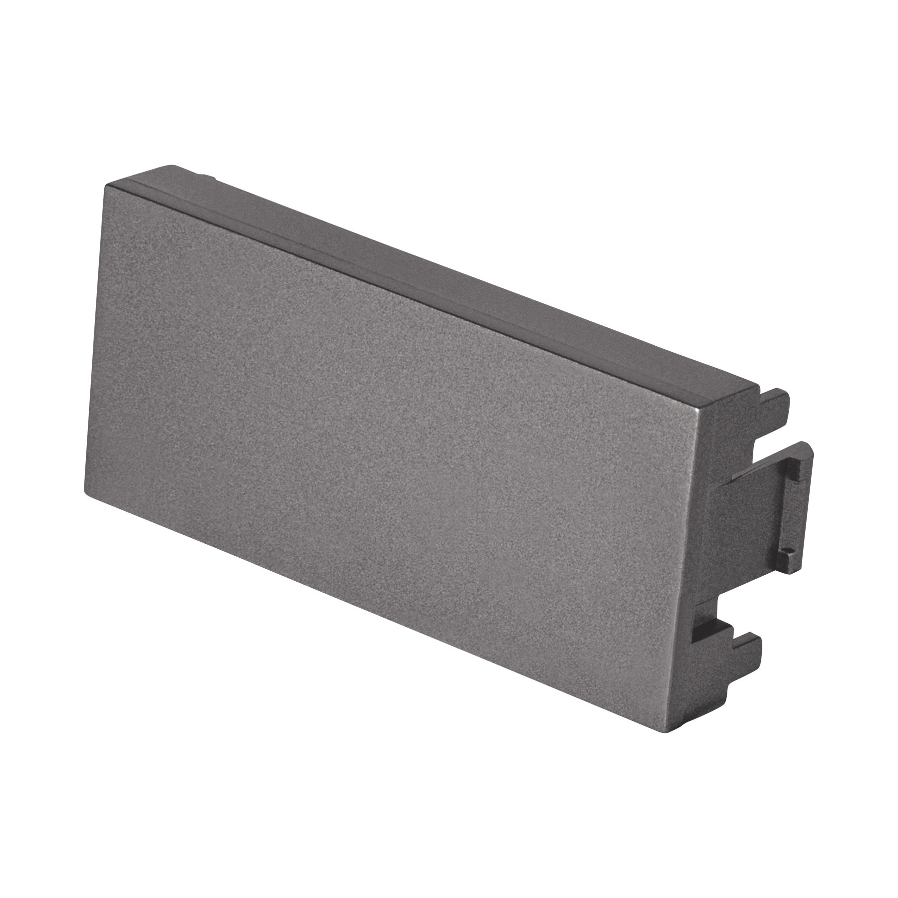 Tapón ciego acero inox de 1 módulo, línea Lisboa, VOLTECK