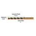 Broca HSS 19/64" Trugold para metal, TRUPER EXPERT