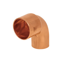 Codo 90° reducción de cobre de 1" x 3/4", FOSET
