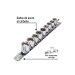 Juego de 9 dados cuadro 3/8" mm, PRETUL